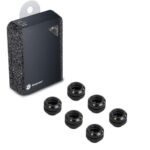 Bitspower G1/4" Matt Black Enhance Multi-Link For OD 12MM (6PCS)