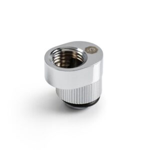 Bitspower Path Alignment fitting (Glorious Silver) (2 PCS)