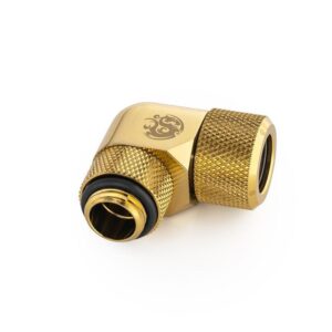 Bitspower True Brass Advanced Rotary G1/4" 90-Degree Multi-Link Adapter For OD 12MM