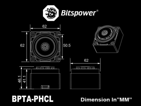 Bitspower Hercules Pump-Replacement pump in Titan Series