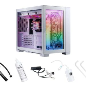 Bitspower TITAN One Mini 2.0 (White)-Included LIAN LI case, Digital Leak Detector, Coolant, Filling Bottle kit, CPU water cooling system(12th/13th/14th Gen Intel CPU, LGA1700, AMD AM4/AM5)