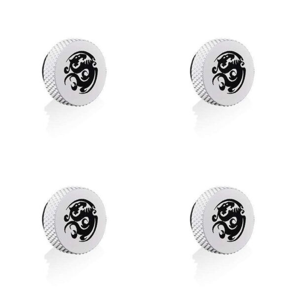 Bitspower G1/4" Deluxe White Stop Fitting (4PCS)