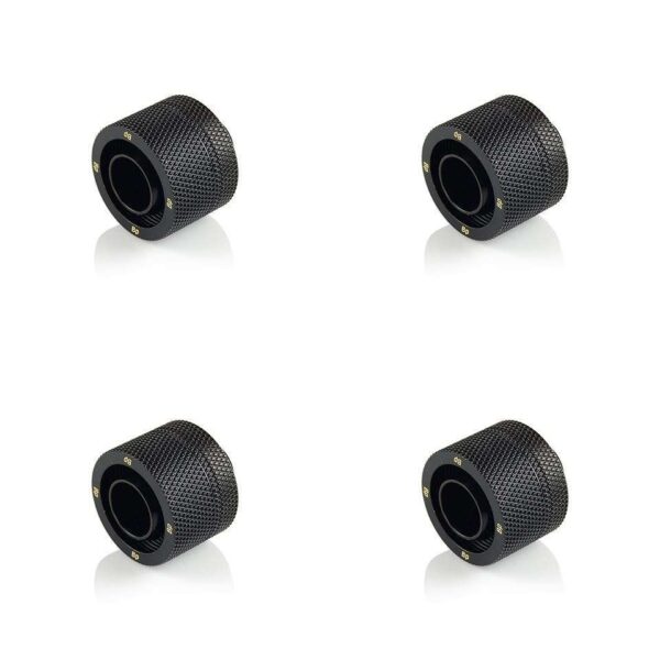 Bitspower G1/4" Matt Black Compression Fitting CC5 Ultimate For ID 1/2" OD 3/4" Tube (4PCS)