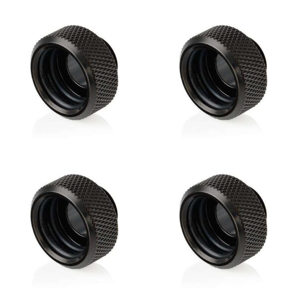 Bitspower G1/4" Matt Black Multi-Link For OD 16MM Adapter (4PCS)