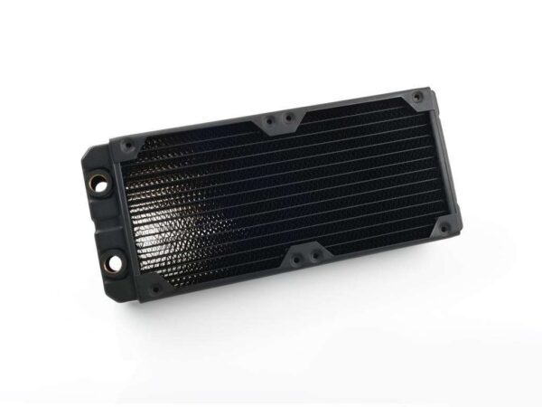 Bitspower Leviathan XF Radiator with Quad G1/4" Ports, 240mm, Black