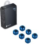 Bitspower G1/4" Royal Blue Enhance Multi-Link for OD 14MM (6PCS)