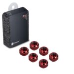 Bitspower G1/4" Deep Blood Red Enhance Multi-Link For OD 14MM (6PCS)