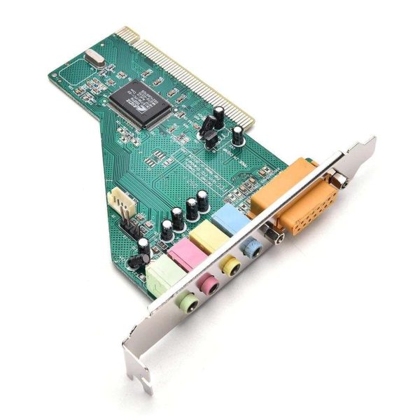 4 Channel 5.1 Surround 3D PC PCI Sound Audio Card w/Game MIDI Port Sound Card