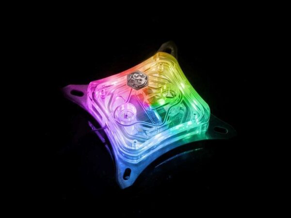 Bitspower CPU Waterblock Summit M, Clear Acrylic Top, Digital RGB, Intel & AMD CPU