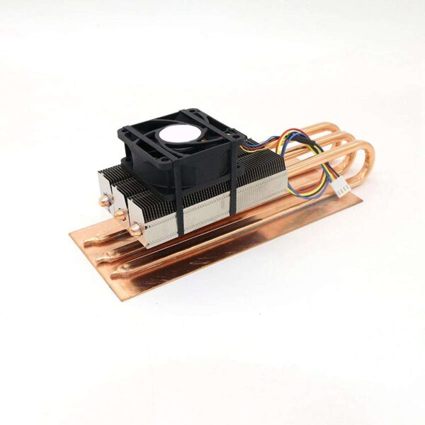 Heatsink Geforce RTX30 Series Ultra Thin Copper Mechanical Backplate Cooler Heat Sink with Fan Gold Pure Copper