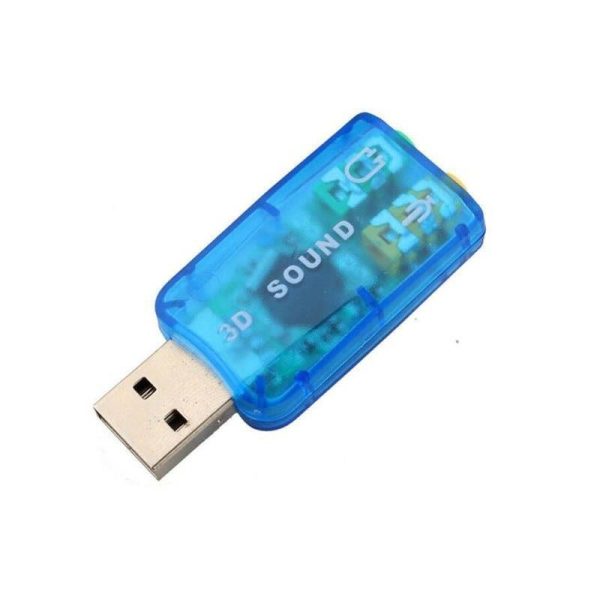 Virtual 5.1 Sound Card External USB Audio Adapter Sound Card USB to Jack 3.5mm Earphone Micphone for PC Laptop Computer Notebook