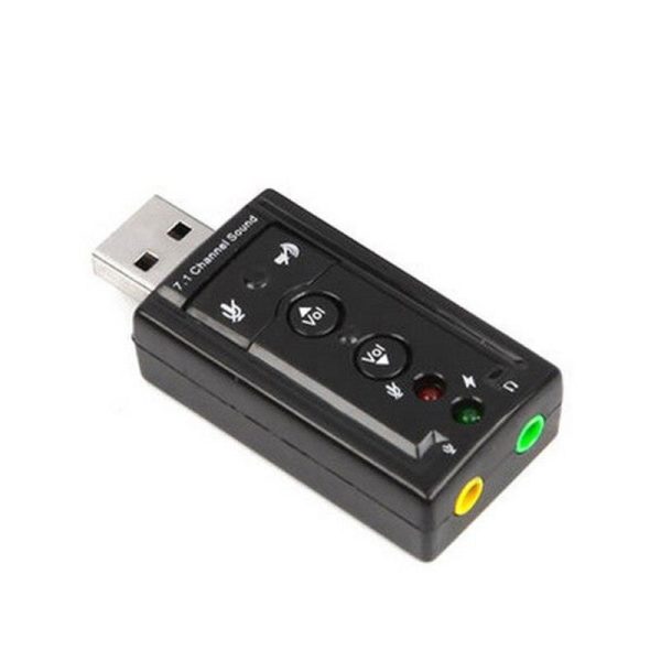 USB 7.1 External Sound Card USB to Jack 3.5mm Headphone Audio Adapter Micphone Sound Card For Mac Win Compter Android Linux