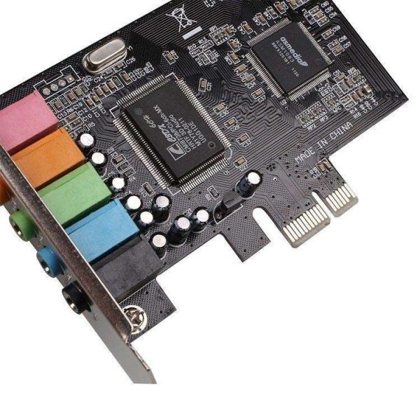 New PCI Express x1 PCI-E 5.1ch CMI8738 Chipset Audio Digital Sound Card Solid capacitors pcie sound card 5.1