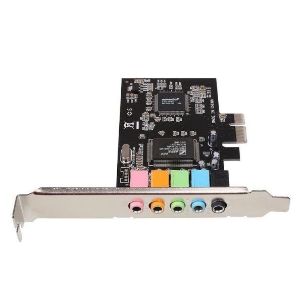 New PCI Express x1 PCI-E 5.1ch CMI8738 Chipset Audio Digital Sound Card Solid capacitors pcie sound card 5.1