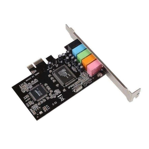 New PCI Express x1 PCI-E 5.1ch CMI8738 Chipset Audio Digital Sound Card Solid capacitors pcie sound card 5.1