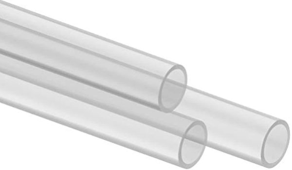 Corsair Hydro X Series XT Hardline 12mm Tubing, 1 Meter, Satin Transparent, 3-pack