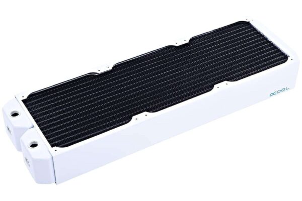 Alphacool NexXxos UT60 Full Copper Radiator 420, 140mm x 3, Triple Fan, White