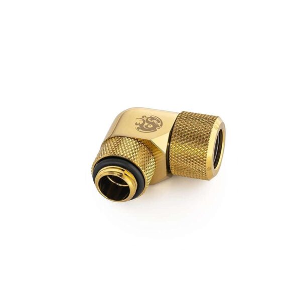 Bitspower True Brass Advanced Rotary G1/4" 90-Degree Multi-Link Adapter For OD 12MM