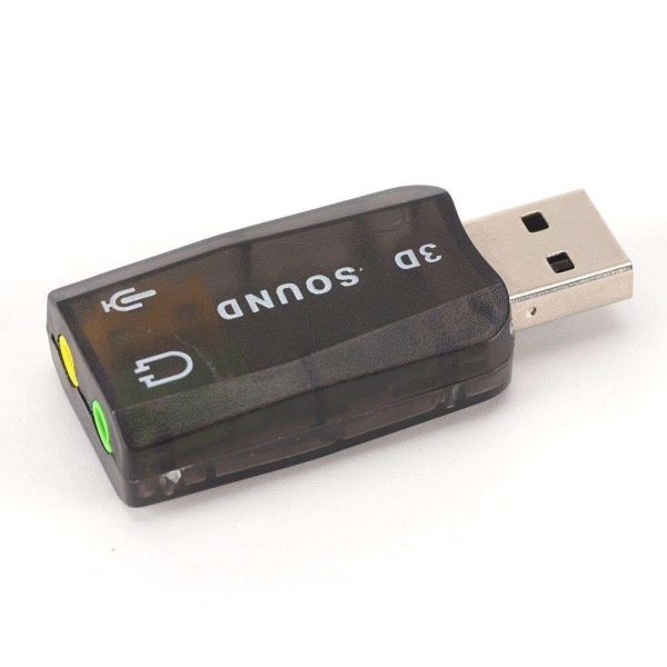 USB Sound Card USB Audio 5.1 External 3D USB Sound Card Audio Adapter Mic Speaker Audio Interface For Laptop PC Micro Data