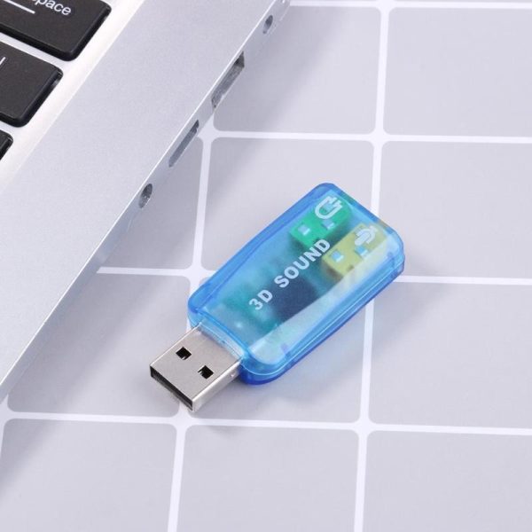 sound card External USB Sound Card 3D Audio Headset Microphone Adapter usb sound card for PC Desktop Laptop