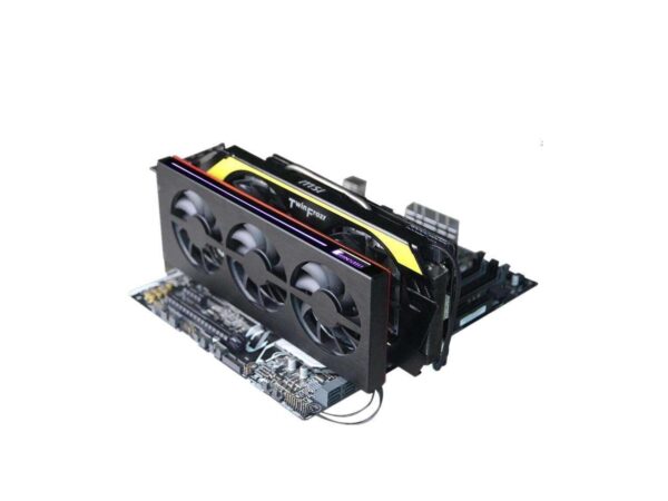 Amify Graphic Card Cooling Fan PCI FAN Heat Sink Radiator Support Motherboard AURA SYNC 12V 4PIN RGB Lighting VGA Cooler