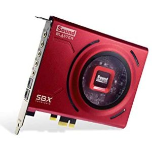 Creative Sound Blaster Z SE Internal PCI-e Gaming Sound Card and DAC, 24-bit / 192 kHz, 116 dB SNR, ASIO, 600? Headphones Amp, Mic EQ, Discrete 5.1 / Virtual 7.1, Supports Dolby Digita (70SB150000004)