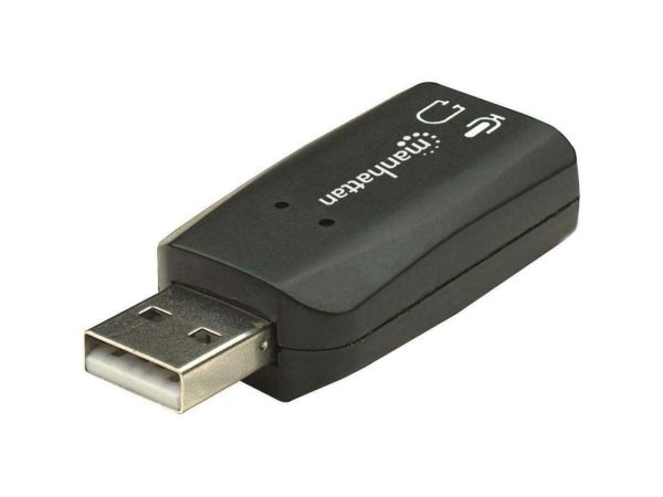 MANHATTAN HI-SPEED USB 2.0 3-D SOUND ADAPTER IMPROVES AUDIO ACCESS AND PERFORMAN