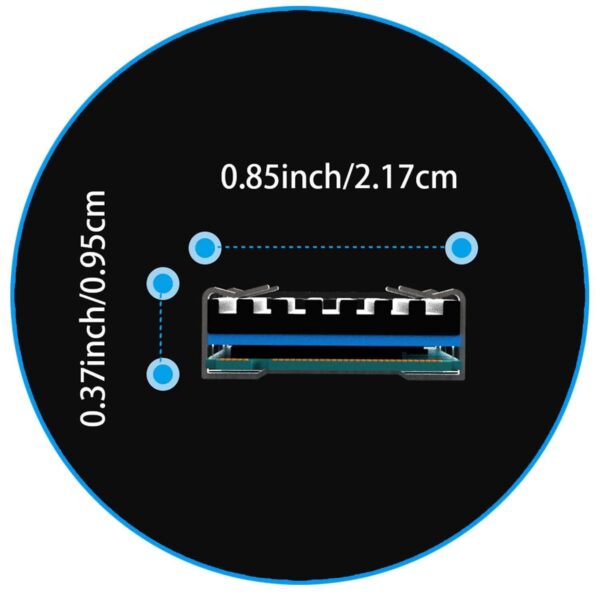 GLOTRENDS M.2 Heatsink for 2280 M.2 SSD, Fit for PC/PS5/PS5 Slim Installation, 22x70x3mm Aluminum Body, Including Thermal Pad