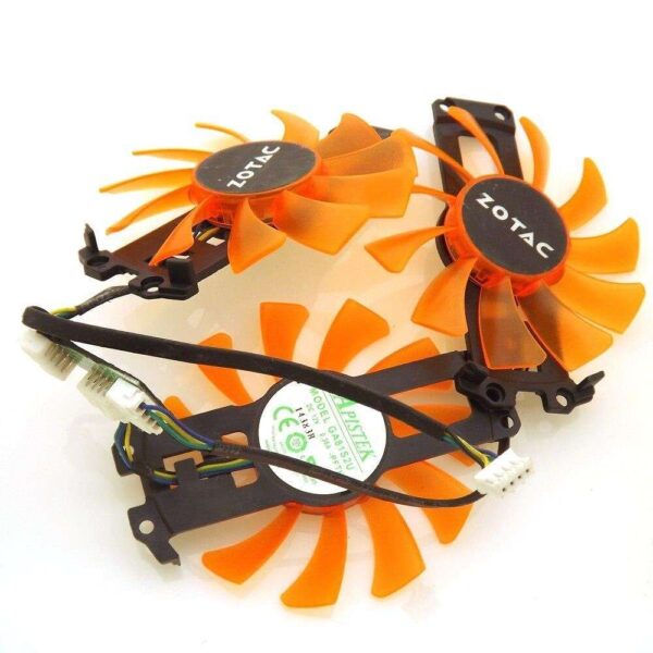 3pcs/lot GA81S2U 12V 0.38A 4Wire 4Pin VGA Fan For ZOTAC GTX 980-4GD5 AMP HA Graphics Card Cooler Cooling Fan