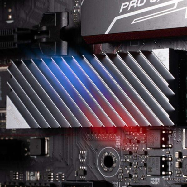 M.2 SSD NVMe Heat Sink M2 2280 Solid State Hard Disk Aluminum cooling Vest with Thermal Pad