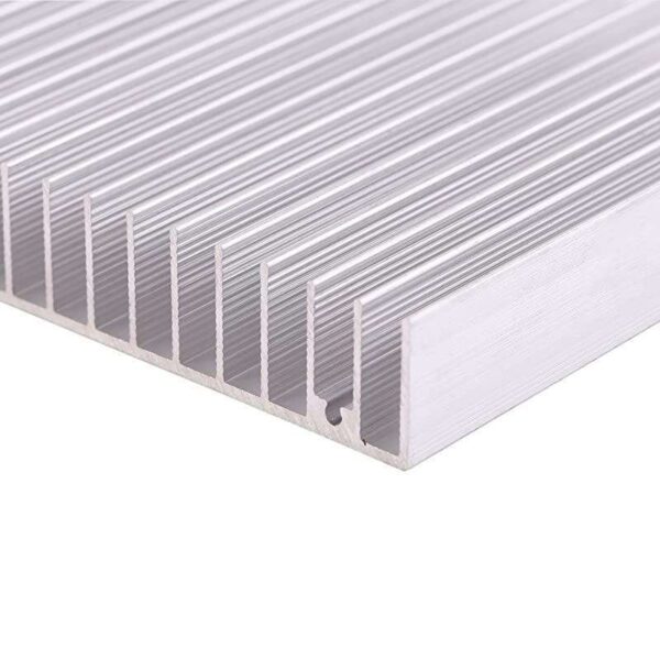 Aluminum Heat Sink Heatsink Module Cooler Fin for High Power Transistor Semiconductor Devices with 16 pcs fins 393L x 393W x 07H 100mmL x 100mmW x 18mmH