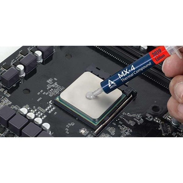 MX4 2019 Edition Thermal Compound Paste Carbon Based High Performance Heatsink Paste Thermal Compound CPU for All Coolers Thermal Interface Material High Durability 4 Grams