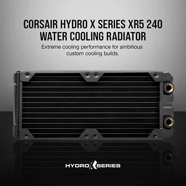 Hydro X Series XR5 240mm Water Cooling Radiator Black