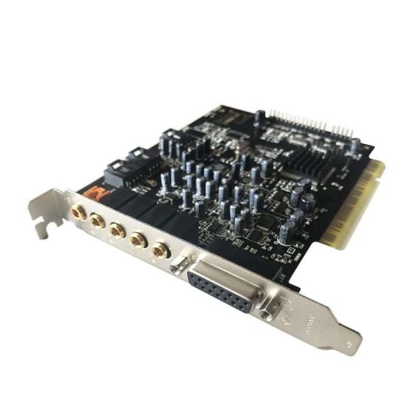 PCI  5.1K Sound Card SB0060 Gold-Plated Version Sound Card, Desktop Computer Built-in Sound Card