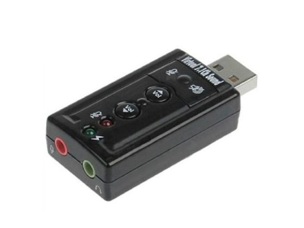 NEW MINI 3D USB 2.0 EXTERNAL SOUND CARD 7.1 AUDIO ADAPTER