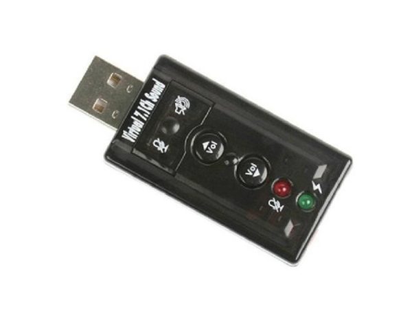 NEW MINI 3D USB 2.0 EXTERNAL SOUND CARD 7.1 AUDIO ADAPTER