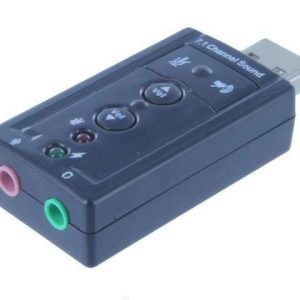 New USB External 7.1 Channel 3D Virtual Audio Sound Card Adapter PC
