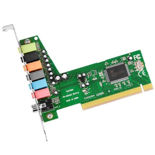 Desktop PCI 7.1 Channel Surround Sound MIC Output High-Definition Video Game Sound Card