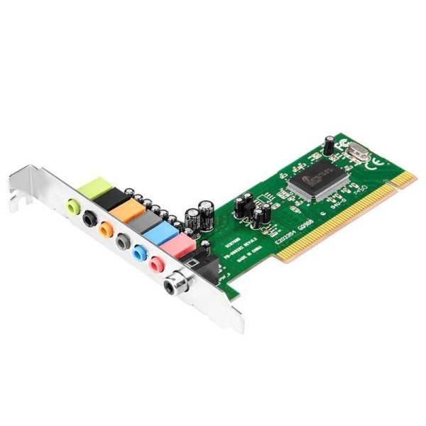 Desktop PCI 7.1 Channel Surround Sound MIC Output High-Definition Video Game Sound Card