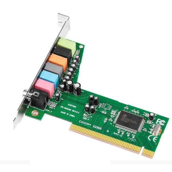 Desktop PCI 7.1 Channel Surround Sound MIC Output High-Definition Video Game Sound Card