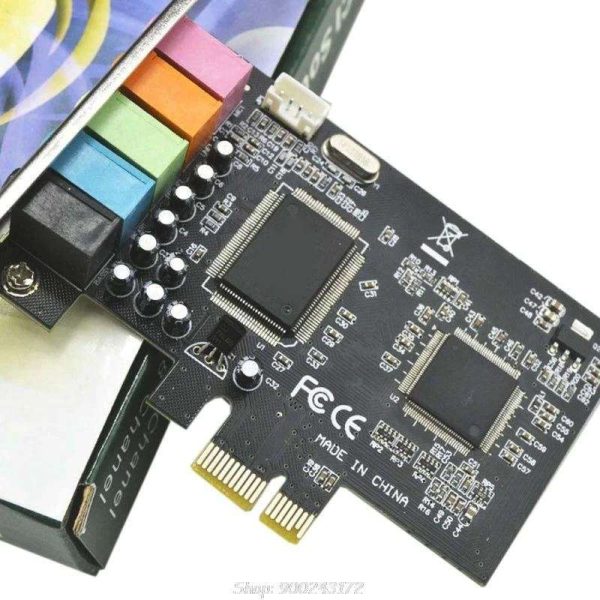 Sound Card 5.1Channels CMI8738 Express Sound Card for PC Computer Extension Card S10 20 Dropship