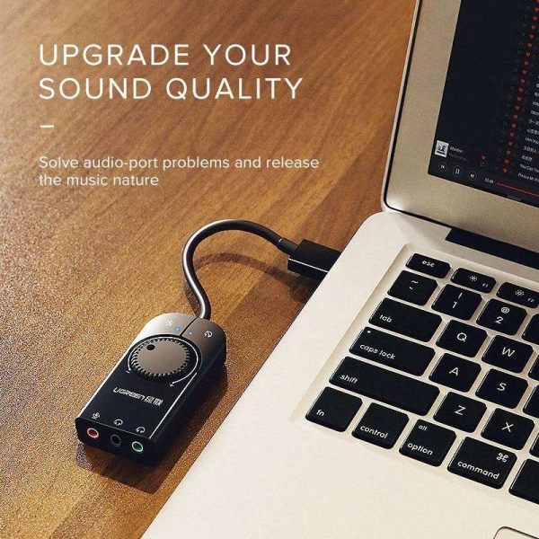 USB Sound Card External Audio Interface 3.5mm Microphone Jack Adapter For Laptop Windows Mac PS4 Linux Headset Sound Card