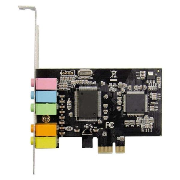 5.1CH Stereo Surround Sound Card PCIe Built-in 5.1 Channel 3D Sound Effect Sound Card for PC