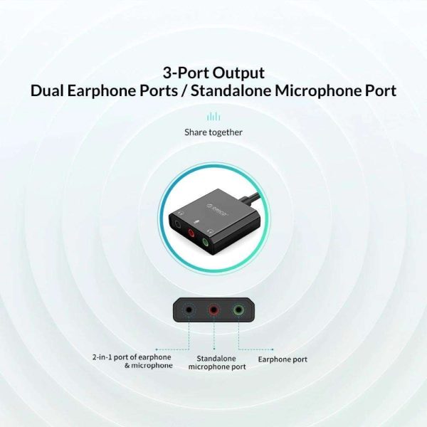 Sound Card External 3.5mm USB Adapter USB to Earphone Headphone Audio Interface for PS4 Pro Computer Microphone Sound Card