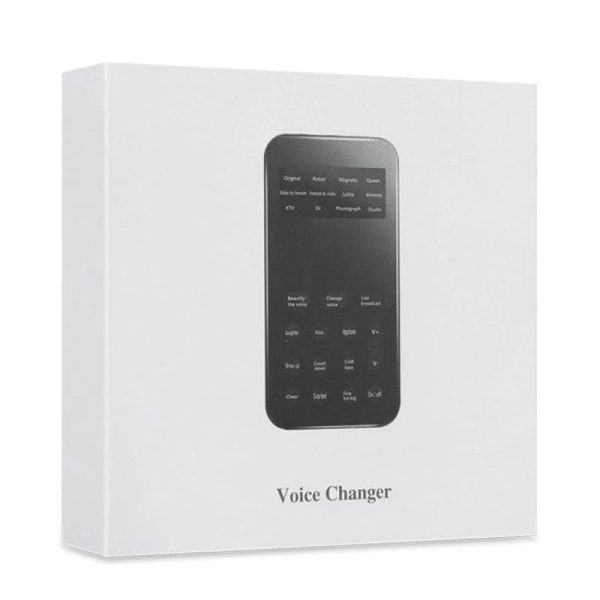 12 Sound Change Modes Voice Changer Microphone Mini Sound Card  For Any Mobile Phone Computer Tablet IPad Sound Changes