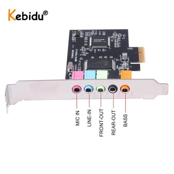 5.1CH PCI Sound Card CMI8738 Chipset Audio Digital Sound Card Desktop Pci Sound Card 5.1 Channel