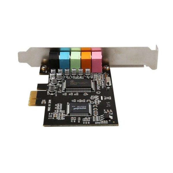 Sound card 5.1channels CMI8738 Chipset Audio Digital PCI Express Sound Card low profile bracket