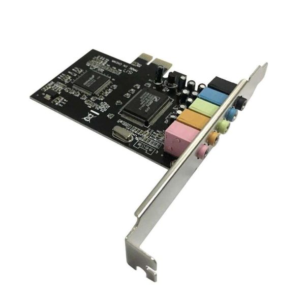 PCI Express 6 Channel 5.1 CMI8738 Audio Sound Card PC Computer Compatible For Windows Ordinary Sound Card Extension Card