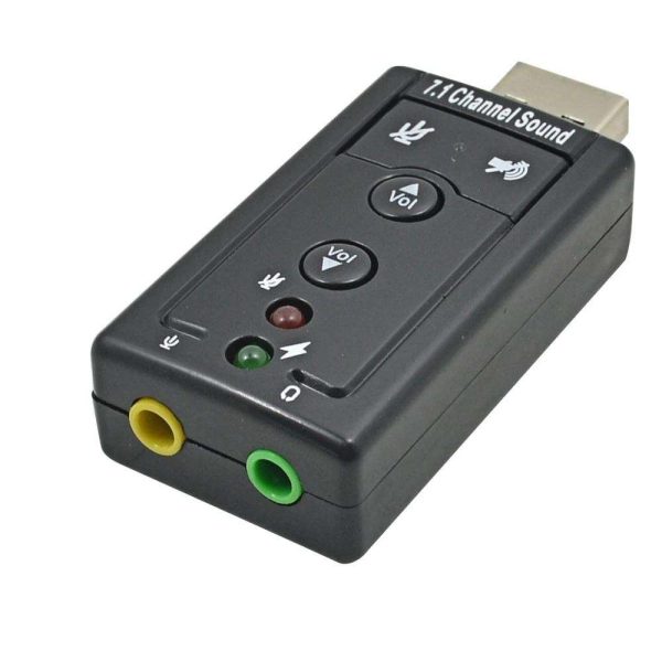 Professional USB sound Card 7.1 Channel Sound Microphone Headset Audio Adapter For Laptop PC External USB Sound Card