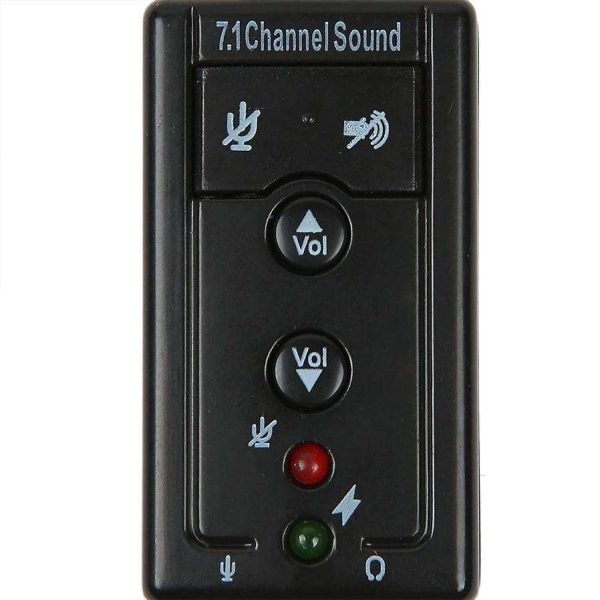 Channel 3D USB External Sound Card USB To AUX Jack 3.5mm Earphone Adapter Audio Mic Sound Card  For Computer Laptop